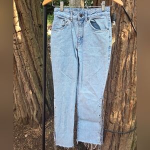 The Ragged Priest Womens Size 26‎ Chain Jeans